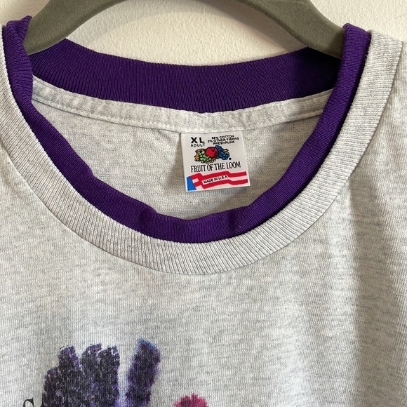 VTG 90s Tourist T-Shirt Single Stitch XL Gray Arkansas Graphic Crew Tee Retro - Picture 9 of 16